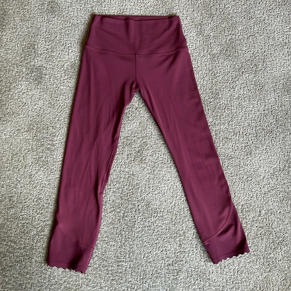 Lululemon Align Scalloped Hem leggings